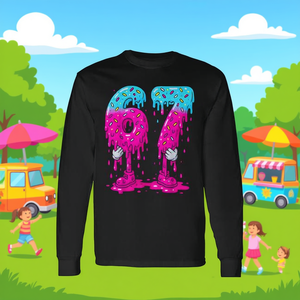 Maglietta a maniche lunghe Six Seven Ice Cream Drip 67 Number - Product Image 3