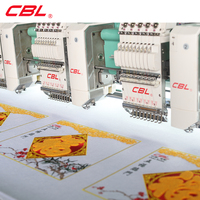 15 têtes mélangé industriel nouveau avancé 24 tête en Inde automatique à grande vitesse de point de chaînette ordinateur chenille broderie machine