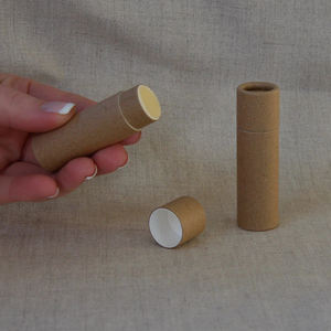 Экологически чистые тюбики для бальзама для губ с эффектом пуш-ап, 0,3 унций/8,5 г, упаковка из крафт-бумаги без пластика для увлажнения Бальзама Для Губ - Product Image 2