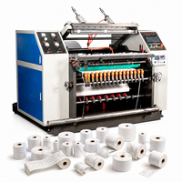 Machine de découpe de papier ATM POS pour la découpe et le rembobinage de rouleaux de papier de caisse enregistreuse, machine de découpe de rouleaux de papier thermique