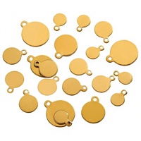 Pendentif vierge pour gravure, électroplaqué, fait main, DIY, pour collier, bracelet, bijoux, petit pendentif Z1892