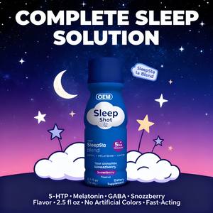 OEM bevanda integratore aiuto per il sonno per migliorare la qualità del sonno 5mg integratore di melatonina per un buon sonno - Product Image 2