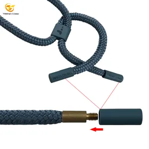 Collier de corde de suspension à vis détachable sangles de téléphone à bandoulière