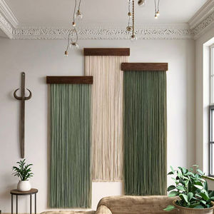 Corda <span class=keywords><strong>Chic</strong></span> fatto a mano <span class=keywords><strong>Boho</strong></span> arazzo macramè decorazione murale arazzi moderni arte della parete per la scuola materna camera da letto soggiorno decorazione - Product Image 1