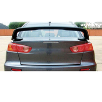 Becquet de coffre arrière pour Mitsubishi Lancer EX, accessoires automobiles en plastique Fiber de carbone, modification Large, Design d'usine,