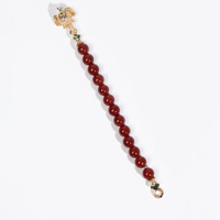 Nouveau Bracelet Élégant pour Femme en Laiton Plaqué Or avec Faux Perles et Zircons, Breloque Tendance Petit Éléphant, Style Mariage et Instagram