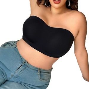 Reggiseno senza spalline e senza ferretto, a copertura totale, <span class=keywords><strong>taglie</strong></span> forti, bestseller transfrontaliero, con chiusura posteriore, per donna, estivo - Product Image 5