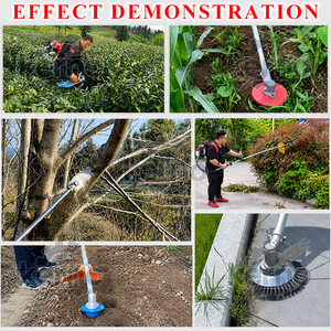 Multi Function Industrial Grade 4 Stroke Backpack Brush Cutter Tiller Weeder Attachment <b>Gasoline</b> Powered 1200W 35.8CC Farm - Product Image 6