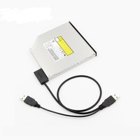 Cavo USB 2.0 Super Veloce CORD per SATA 6+7 13 Pin, Adattatore per Disco Rigido Esterno per Notebook con Cavo USB Rigido da 35CM per PC