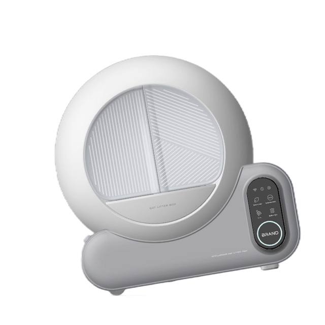 Smart Self-Cleaning Cat Litter Box Automatic Odor Removal App Control for Multi-Cat Homes Quiet Design Automatic Cat Litter Box