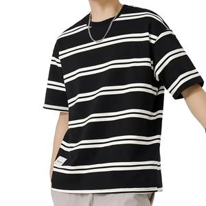 เสื้อยืดเจอร์ซีย์ทรงบ็อกซี่โอเวอร์ไซส์ พิมพ์โลโก้ตามสั่ง ผ้าฝ้าย 100% ไหล่ตก สไตล์สปอร์ต สตรีทแวร์ สีพื้น ระบายอากาศได้ดี เป็นมิตรต่อสิ่งแวดล้อม สำหรับผู้ชาย - Product Image 6