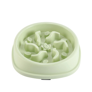 Daoge Slow Feeding Bowl Marble Pattern Small Size Anti Choking Dog <b>Cat</b> Food Bowl Non Slip Pet <b>Feeder</b> - Product Image 2