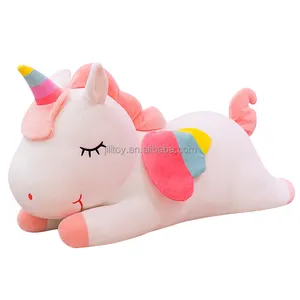 Grosir Kustom Unicorn Anime Mainan Lembut dan Boneka Hewan Unicorn Lembut