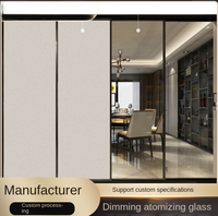 Everbright PDLC Film de fenêtre en verre intelligent électrique commutable «verre magique» pour la décoration intérieure pour chambre à coucher cuisine salle de sport creux