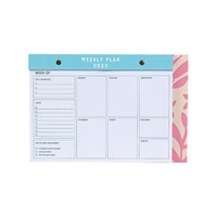 Bloc de Notas Magnético Semanal Oriday para Planificación de Comidas, 12x9.25cm, Bloc de Notas Perforado, Lista de Compras, Hojas Sueltas, 50 Hojas, Negro