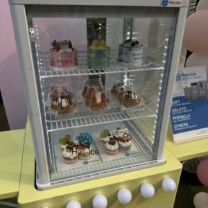 Design personnalisé Hôtel Dessert Shop Chariot de distributeur automatique Anti-rouille Métal Main Pousser Dessert Chariot pour Gâteau Crème Glacée 220V Nouveau Disponible pour - Product Image 4