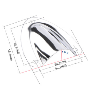 Filtre d'admission en acier inoxydable 54x56mm, matériel marin, accessoire pour bateau - Product Image 3