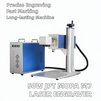 Machine de marquage laser à fibre JPT Mopa M7 50W, système de gravure profonde pour le marquage des métaux en couleur