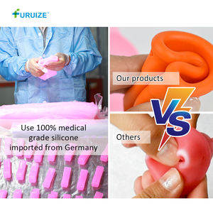 Coupe <span class=keywords><strong>menstruelle</strong></span> Furuize OEM à étiquette privée, économique, 100% silicone de qualité médicale, réutilisable, pour femmes - Product Image 5