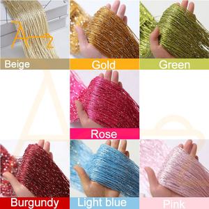 Décoration de plafond de mariage Rideaux <span class=keywords><strong>à</strong></span> paillettes <span class=keywords><strong>à</strong></span> franges colorées pour salon Décoration et fournitures de mariage - Product Image 6