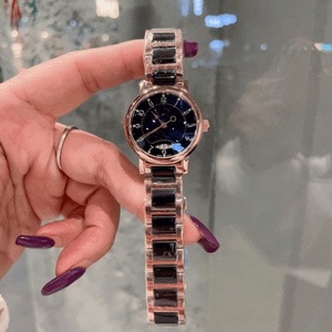 Advanced Luxury <b>Watch</b> Precise Quartz Movement Sapphire Mirror Ceramic Steel With Gold Strap Stainless Steel <b>Case</b> Longiness. - Product Image 4