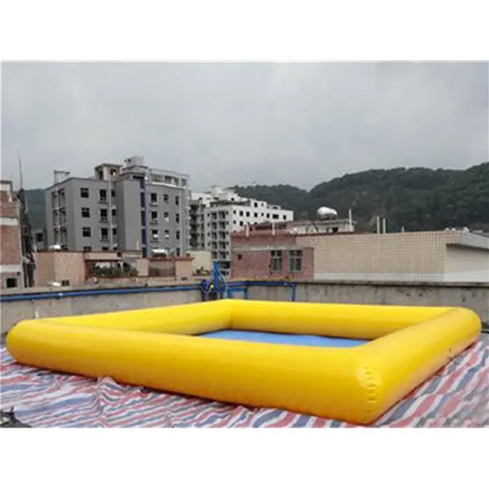 놀이 공원 물 워커 수영장, 노란색 큰 풍선 수영장 D2021-1