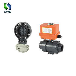 SWD <span class=keywords><strong>ERA</strong></span> Vente directe d'usine Vanne papillon Type d'engrenage Vanne en PVC Poignée en plastique Vanne papillon Contrôle du débit d'eau - Product Image 6