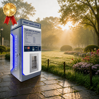Máquina Expendedora de Agua ATM 800GPD/1200GPD/1600GPD con Sistema de Pago con Monedas/Billetes/Tarjeta POS para Comunidades/Áreas Comerciales