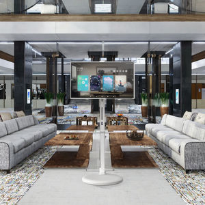 Téléviseur LCD portable à écran tactile intelligent de 24 pouces, affiche numérique, barre extensible, batterie rechargeable, sans fil, Android, intérieur, restaurant - Product Image 3