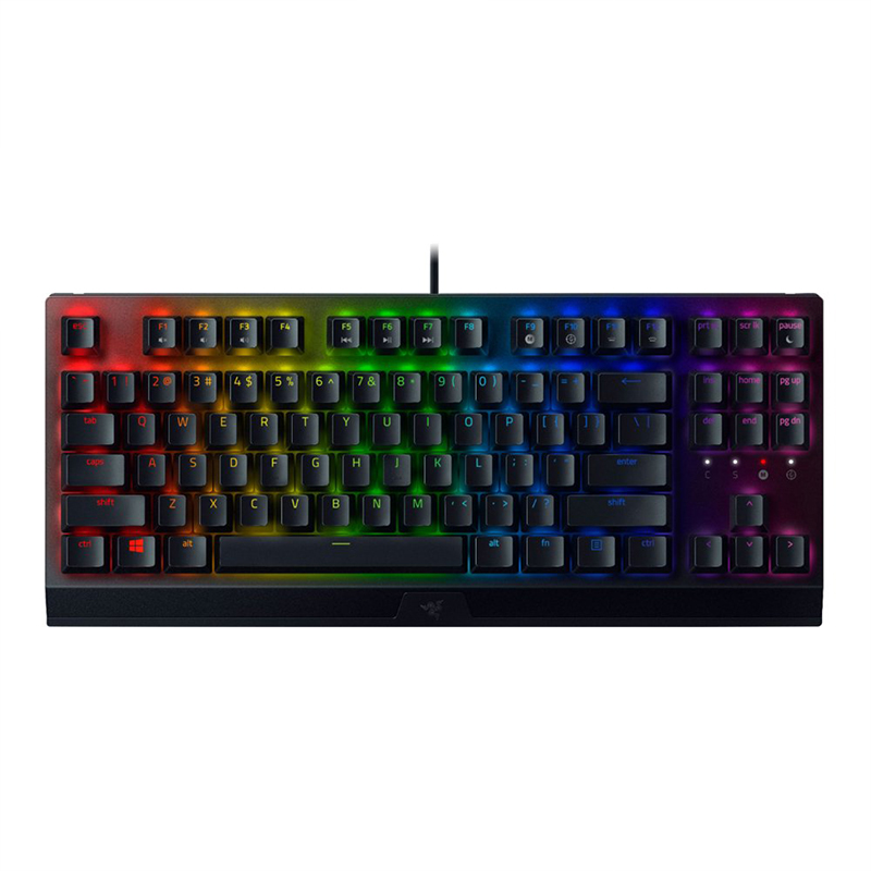 2021 New Arrival Multifunction Razer BlackWidow V3 Tenkeyless Green Switch RGB Mechanical USB Wired Keyboards