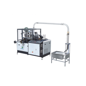 Cao-được trang bị tự động tốc độ cao hai mặt tráng Cốc giấy đúc Máy đĩa đơn nhà máy trực tiếp nguồn PLC động cơ - Product Image 3