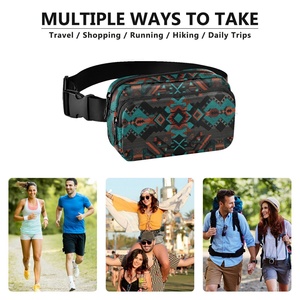 Nueva llegada: Riñonera deportiva unisex de poliéster impermeable con logo personalizado para correr - Product Image 5