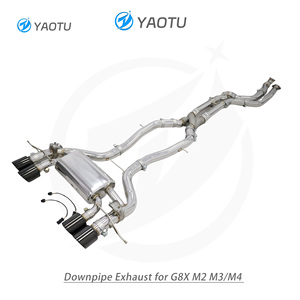 YT Gleichlängiges Einseitiges Mittelrohr mit Z-Rohr ohne OPF für <span class=keywords><strong>G8X</strong></span> M2/M3/M4 S58 3.0T - Product Image 5