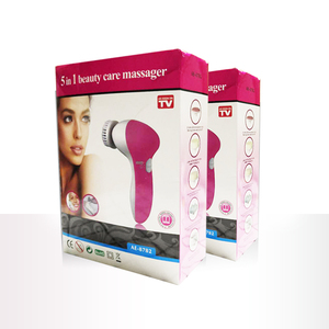 Cepillo de limpieza facial de vibración sónica de silicona resistente al agua, Mini limpieza eléctrica profunda de poros, masaje de piel, <span class=keywords><strong>limpiador</strong></span> facial - Product Image 1