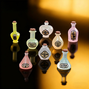 Mini Botella de Poción Luminosa de Resina al por Mayor, Decoración en Miniatura para Micropaisajes y Jardines de Hadas - Product Image 2