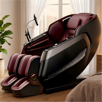YS-C67 Fauteuil inclinable électrique de luxe 4D à gravité zéro avec chauffage Shiatsu, détection corporelle intelligente, commande vocale IA, portable et pliable