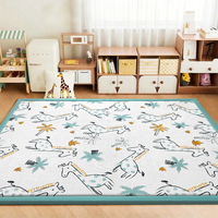 Vente en gros de tapis de jeu souple pour enfants, tapis de zone de pépinière en mousse à mémoire de forme épaisse, tapis de Tatami rampant pour nourrissons