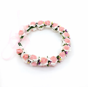 Accesorios florales <span class=keywords><strong>para</strong></span> el <span class=keywords><strong>cabello</strong></span> <span class=keywords><strong>para</strong></span> niña, diademas bohemias con <span class=keywords><strong>flores</strong></span>, guirnalda <span class=keywords><strong>para</strong></span> el pelo <span class=keywords><strong>para</strong></span> fiesta <span class=keywords><strong>de</strong></span> boda - Product Image 5