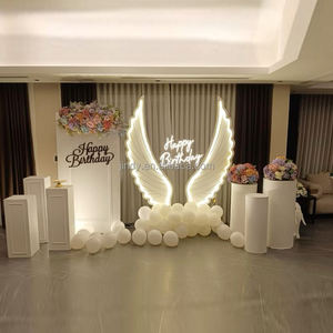 Fournitures de mariage, <span class=keywords><strong>d</strong></span>écoration de scène, toile de fond <span class=keywords><strong>d</strong></span>'événement, papillon, grandes ailes <span class=keywords><strong>d</strong></span>'<span class=keywords><strong>ange</strong></span> géantes à LED - Product Image 1
