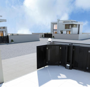 <span class=keywords><strong>Portail</strong></span> <span class=keywords><strong>coulissant</strong></span> automatique de sécurité pour allée, en aluminium découpé au <span class=keywords><strong>laser</strong></span>, pour clôture de jardin électrique - Product Image 1