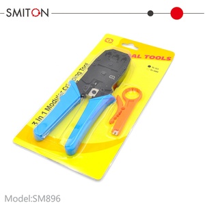 Đa chức năng uốn công cụ RJ45 RJ11 4P + 6P + 8P dây cáp crimper dụng cụ cầm tay - Product Image 5