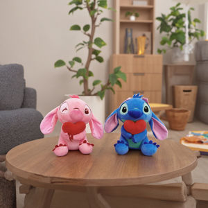 Aşk kalp dikişler mavi dolması hayvanlar çift bebek doğum günü sevgililer hediyeler ünlü karikatür karakter peluş oyuncaklar - Product Image 4