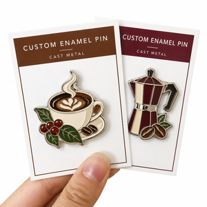 Al por mayor: Pin de solapa de metal magnético con logotipo de diseño personalizado, insignia para sombreros, pin de esmalte personalizado suave y duro de anime - Product Image 1