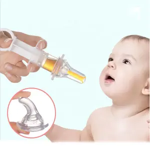 10ml bán buôn chống nghẹn bé y học phân phối ống tiêm núm vú Silicone bé Y Feeder