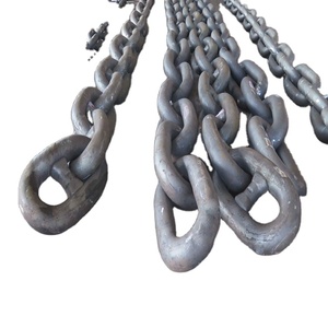 Chaîne <span class=keywords><strong>d</strong></span>'<span class=keywords><strong>ancrage</strong></span> marine en acier forgé, <span class=keywords><strong>avec</strong></span> ou sans <span class=keywords><strong>goujon</strong></span>, revêtement noir, pour chaîne <span class=keywords><strong>d</strong></span>'amarrage et accessoires, CN;HUN Prix Chine - Product Image 1