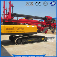 Foreuse rotative durable de 15 mètres de profondeur Machines de construction essentielles Boîte de vitesses à tige de verrouillage avec divers roulements