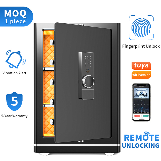 Premium Home Office Security Safe with Fireproof and Waterproof Sealed Structure