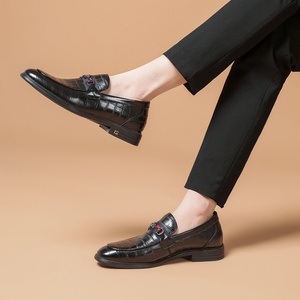 Zapatos de Plataforma de Alta Gama, Relajantes, de Cuero Genuino, de Una Pieza, con Punta Redonda, Muy Modernos y Versátiles - Product Image 4