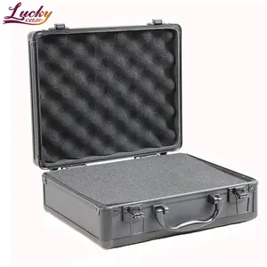 Portable Aluminum Tool Case Aluminum Storage Box Custom Aluminum Hard Case With Foam Insert