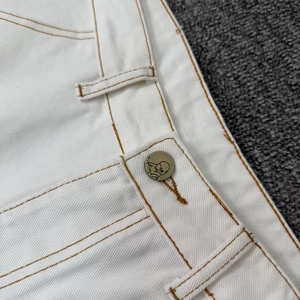 Vêtements de créateur DER White Masked Goddess, pantalon en coton brodé, streetwear pour hommes, <span class=keywords><strong>jeans</strong></span> Derschutze - Product Image 6